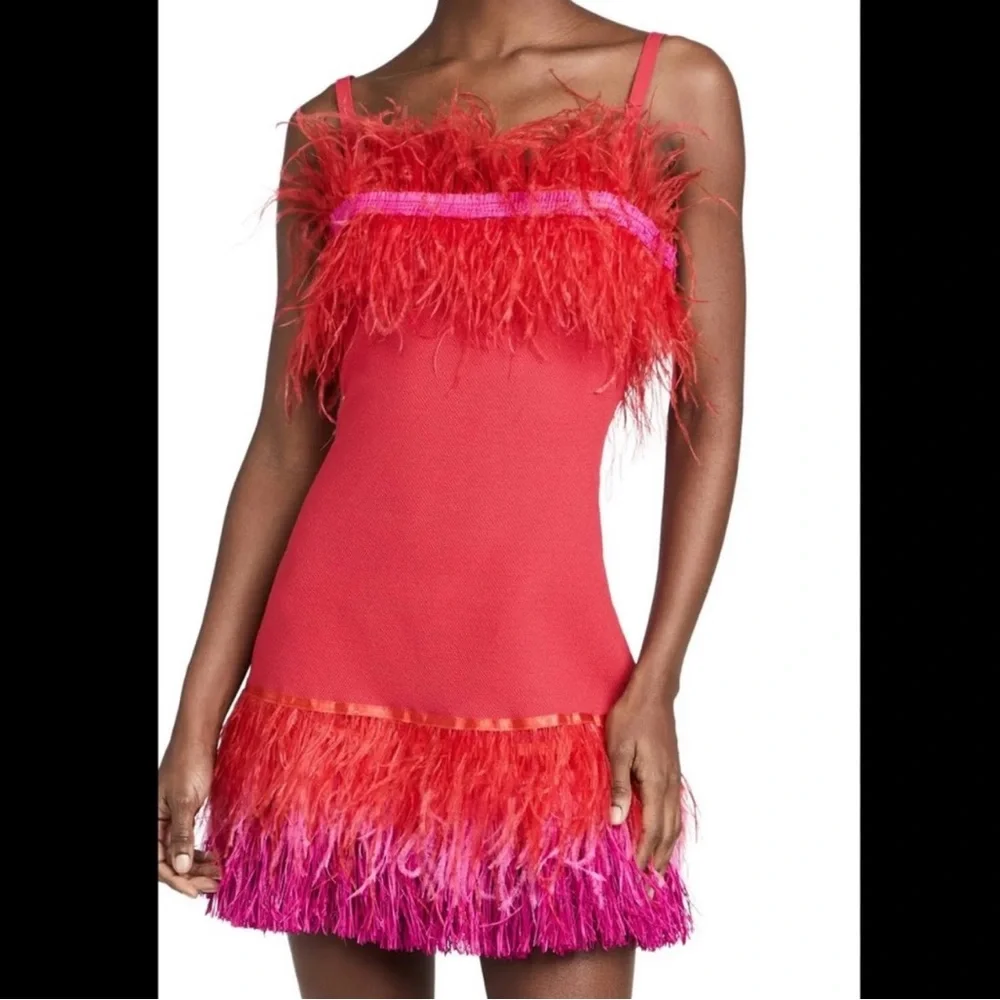 STAUD - Etta Feather Dress - Picture 3 of 3